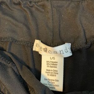 All black leggings from eye candy.